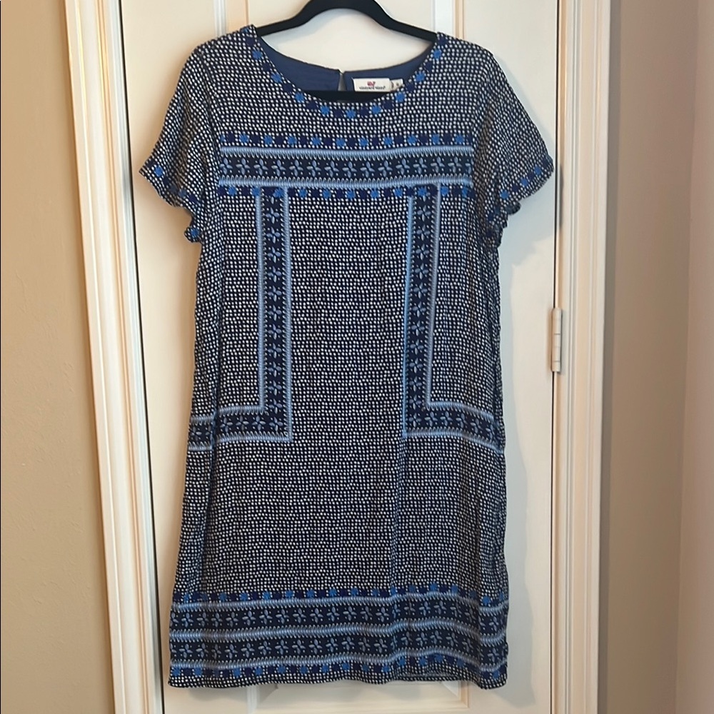 Vineyard Vines Embroidered Shift Dress